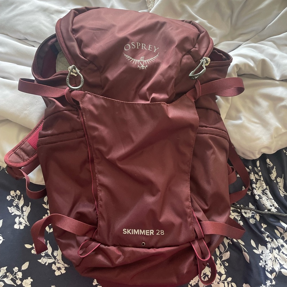 Osprey Hiking Backpack Burgundy